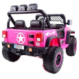 Jeep Na Akumulator Geoland Różowy /brd-2108