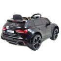 Samochód Na Akumulator Audi RS 6 Electric Czarne / Brd-2118