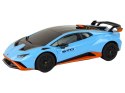 Samochód Zdalnie Sterowany Lamborghini Huracan 1:24 Rastar Niebieskie