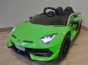 Auto na Akumulator Lamborghini Aventador Zielony