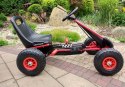 Gokart Na Pedały A-15 Czerwony Pompowane Koła