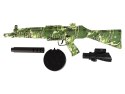 Karabin Pistolet Kulki Żelowe Zielony Automat MP5