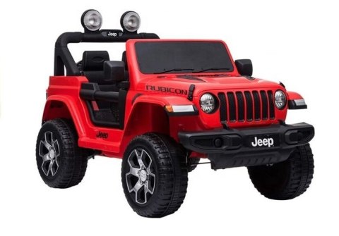 Auto na Akumulator Jeep Rubicon 4x4 Czerwony