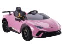 Auto na akumulator Lamborghini Huracan Różowe