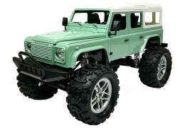 Auto Zdalnie Sterowane Land Rover Defender D110 R/C Zielony 7.5 km/h 1:14 2.4G