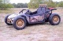 Mega Buggy Beast Czarny Dla 2 Dzieci /js3168