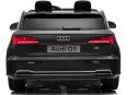 Pojazd na Akumulator Nowe Audi Q5 2-osobowe Czarny Lakier z Dotykowym Panelem LCD MP4