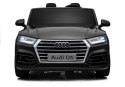 Pojazd na Akumulator Nowe Audi Q5 2-osobowe Czarny Lakier z Dotykowym Panelem LCD MP4