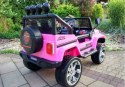 Auto na Akumulator Jeep Sunshine S2388 Różowy 4x45W