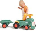 FALK Traktorek Baby Maurice Zielony Vintage z Przyczepką od 1 roku