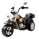 Pierwszy Motor Chopper Na Akumulator Z Kuferkiem Czarny /ll777-1