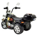 Pierwszy Motor Chopper Na Akumulator Z Kuferkiem Czarny /ll777-1