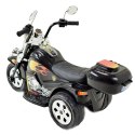 Pierwszy Motor Chopper Na Akumulator Z Kuferkiem Czarny /ll777-1