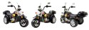 Pierwszy Motor Chopper Na Akumulator Z Kuferkiem Czarny /ll777-1