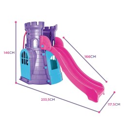 WOOPIE Zamek Wieża ze Zjeżdżalnią Domek Plac Zabaw dla Dzieci